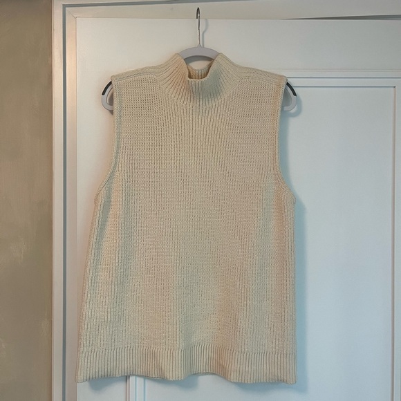 Mara Hoffman Cream Sleeveless Knit